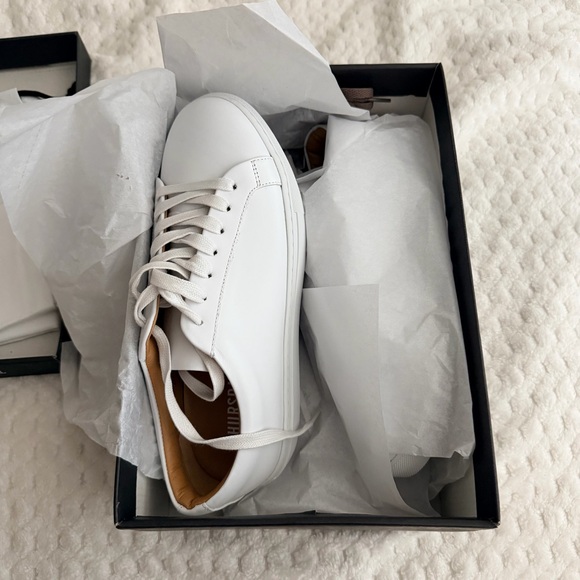 Thursday Boot Company Other - Classic White Womens Leather Sneakers - Minimal Casual Trainer